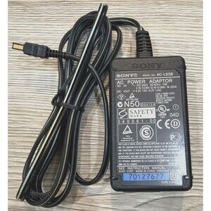 Genuine Sony AC-L25B AC Power Adapter Charger 18W OEM AC 100-240V